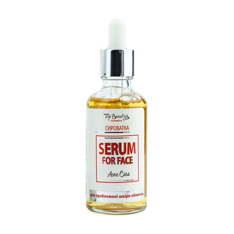Сироватка для обличчя Top Beauty Acne Care For Face Serum для проблемної шкіри обличчя, 50 мл